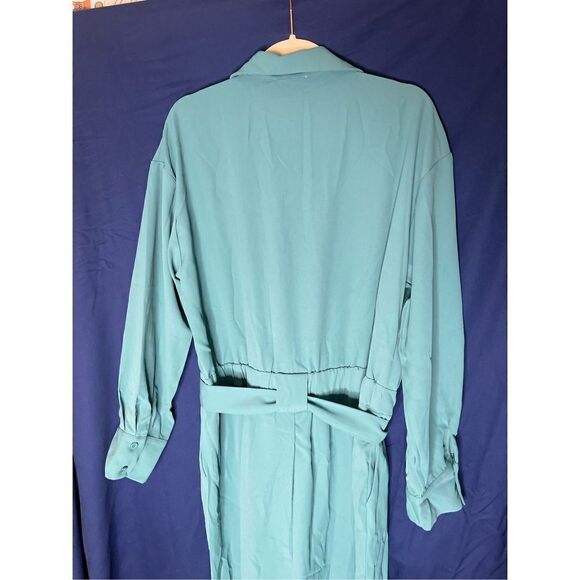 NWT Teal Jumpsuit XL - Picture 3 of 11